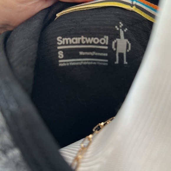 SMARTWOOL Quilted 1/4 Zip Hoody, Size Small, Like new - Picture 8 of 9